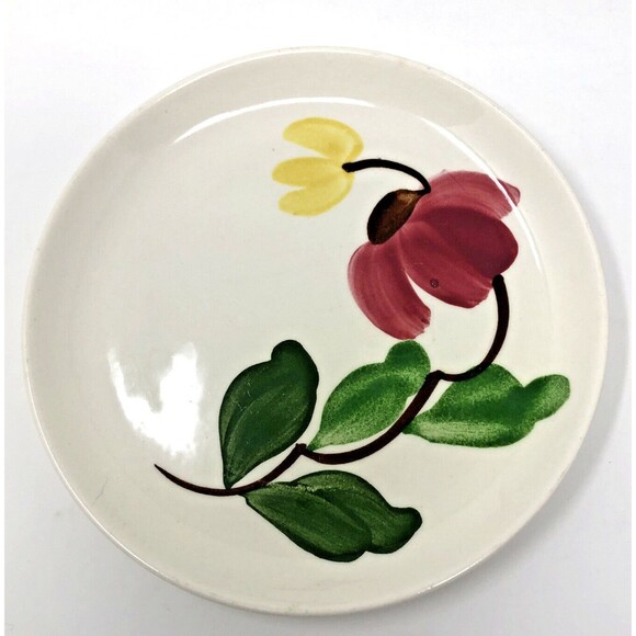 VTG Stetson China Rio Set/7 Dessert Plates Eclectic Mix Floral/Fruit Designs 6" - Picture 5 of 12